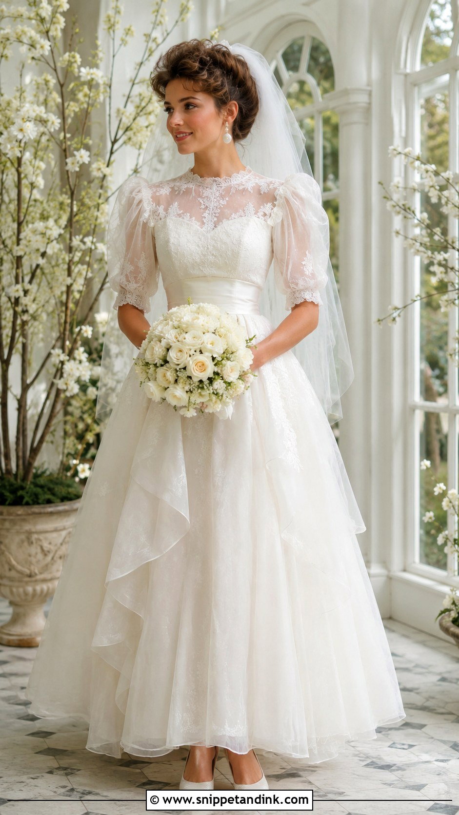 1981 Organza Wedding Dress - Snippet and Ink - 20 1981 Wedding Dresses