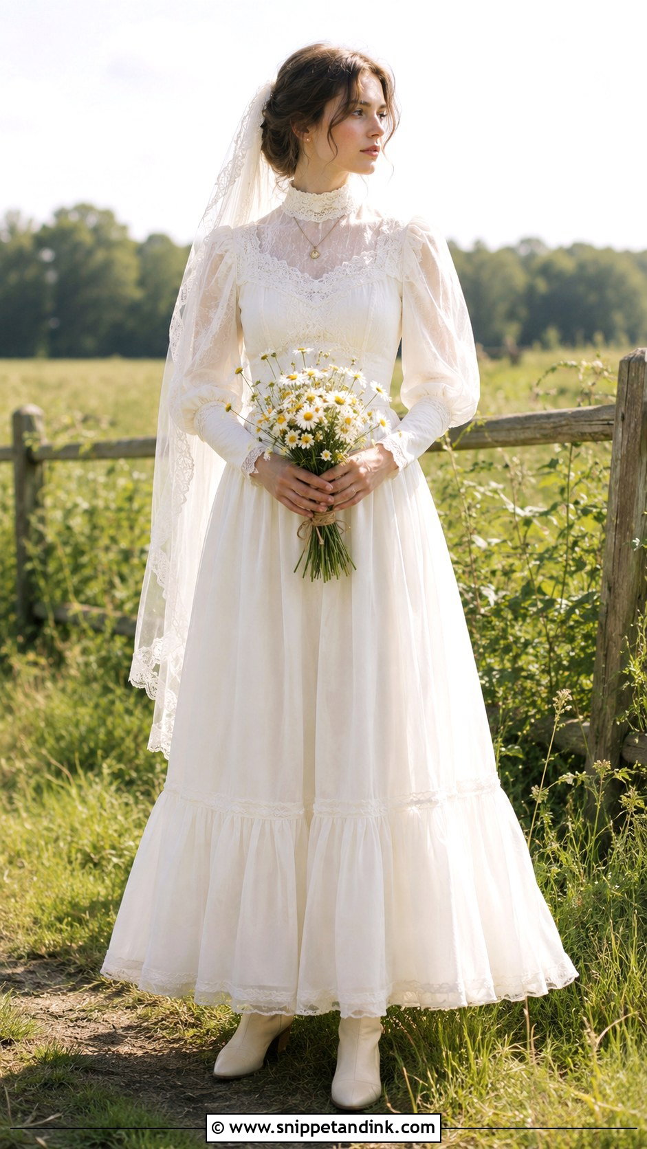 1981 Prairie Wedding Dress - Snippet and Ink - 20 1981 Wedding Dresses