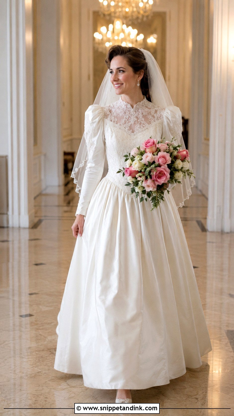 1984 Chapel Train Wedding Dress - Snippet and Ink - 20 1984 Wedding Dresses