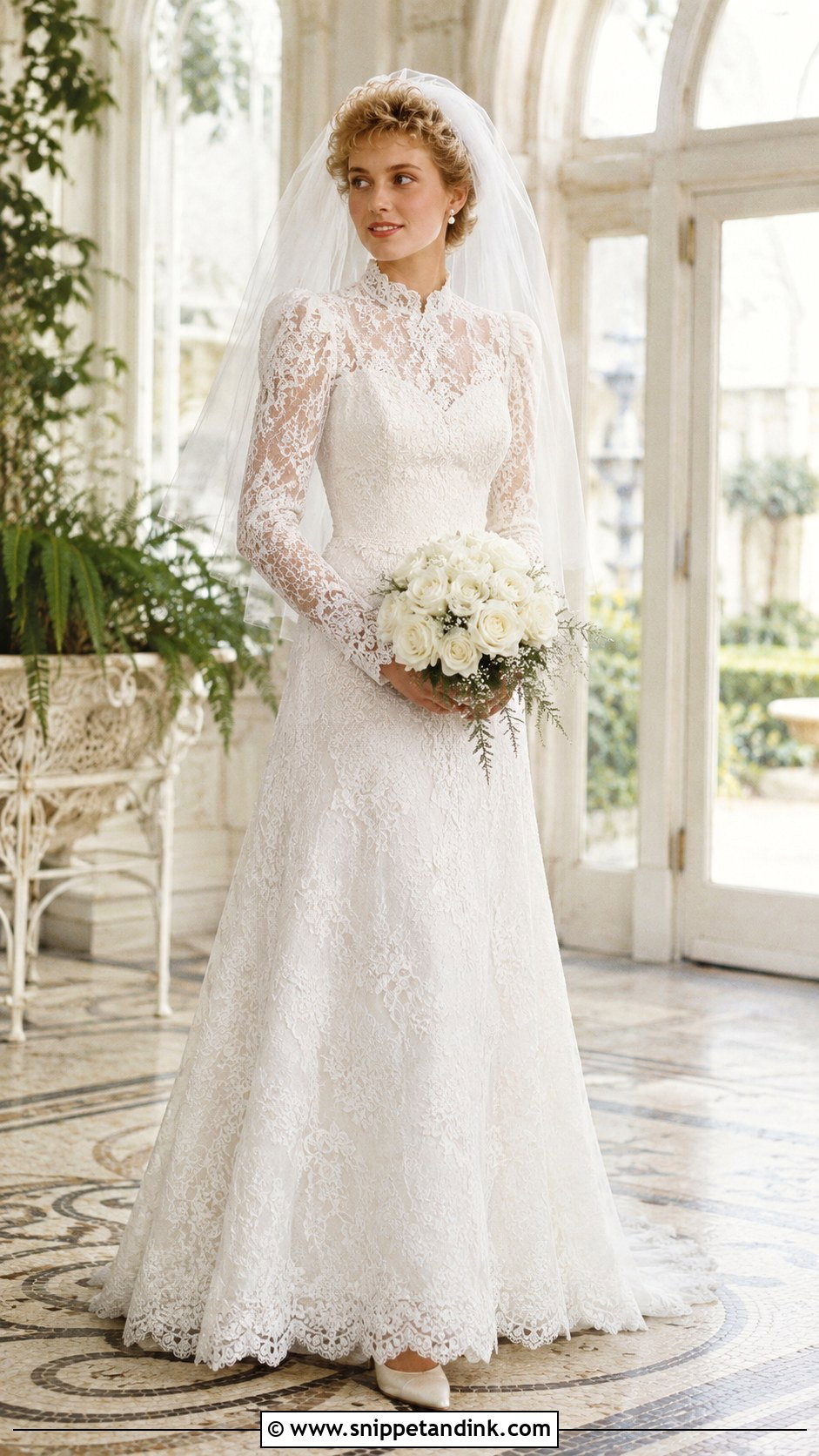 1984 Lace Overlay Wedding Dress - Snippet and Ink - 20 1984 Wedding Dresses