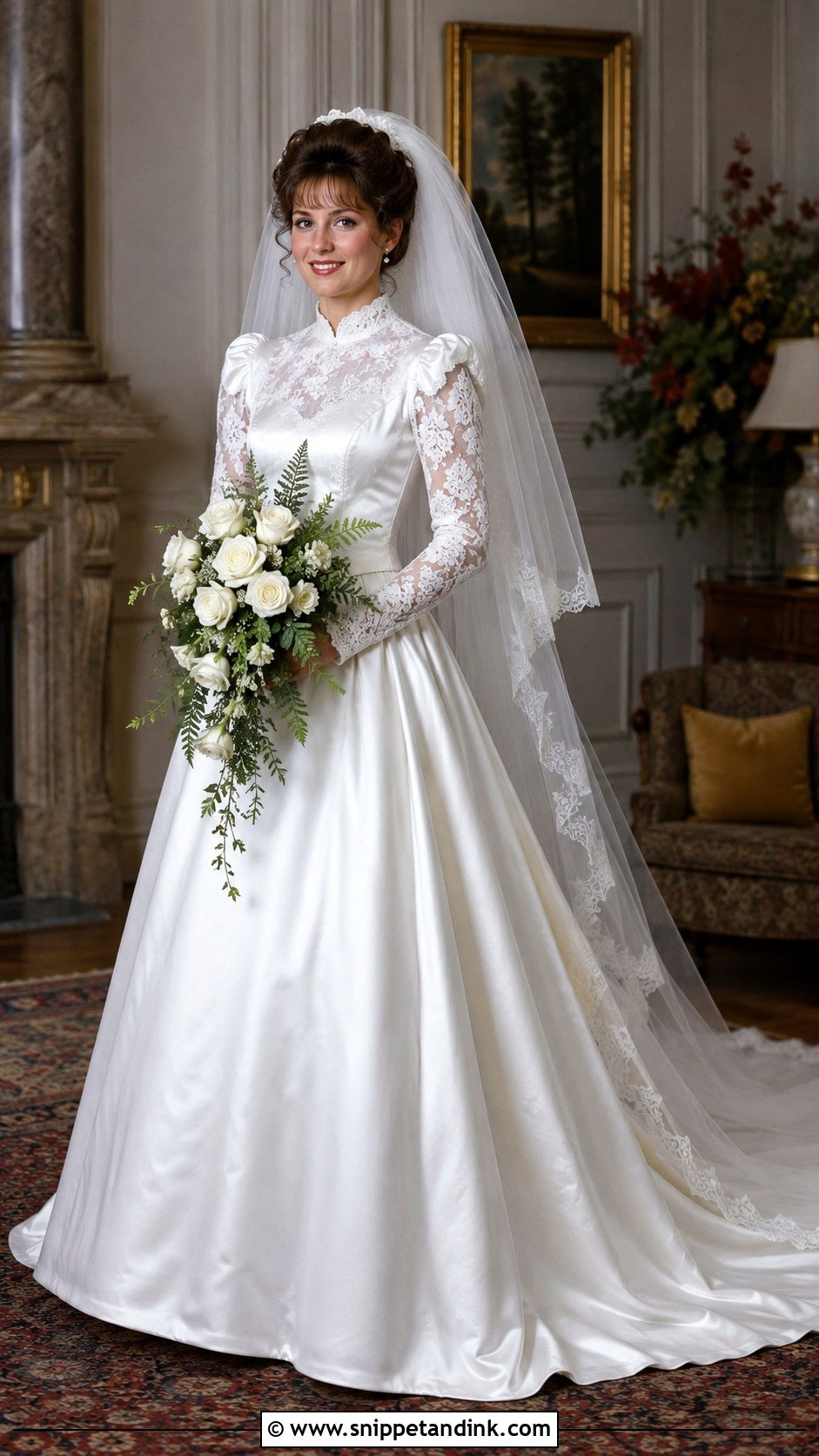 1984 Long Sleeve Wedding Dress - Snippet and Ink - 20 1984 Wedding Dresses