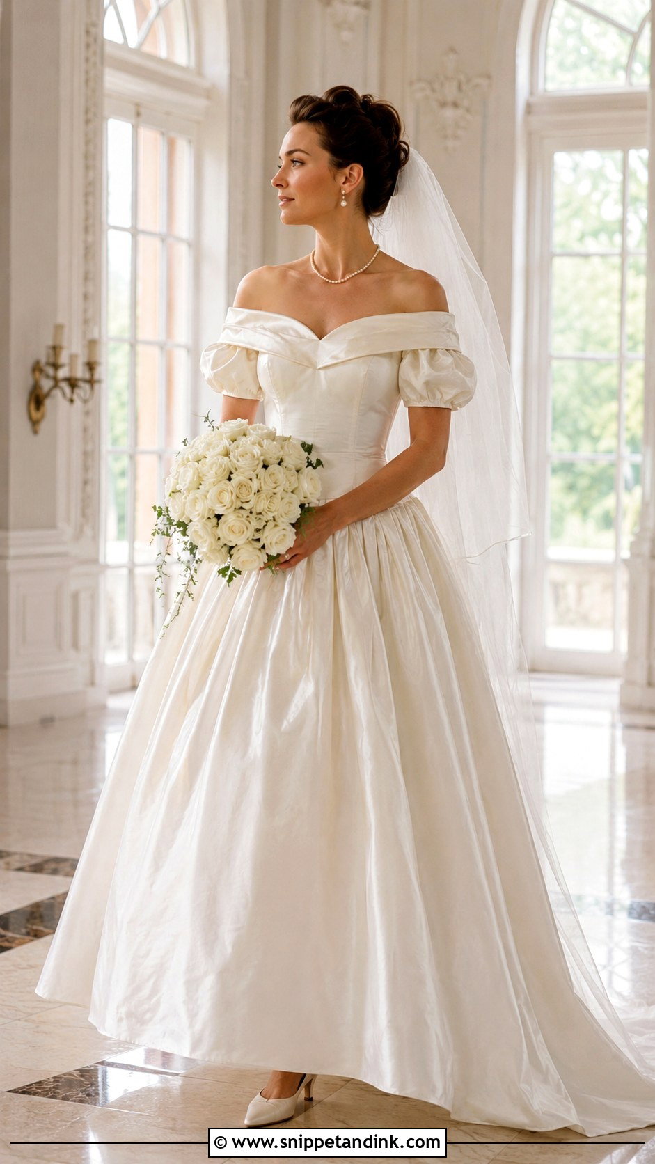 1984 Off The Shoulder Wedding Dress - Snippet and Ink - 20 1984 Wedding Dresses