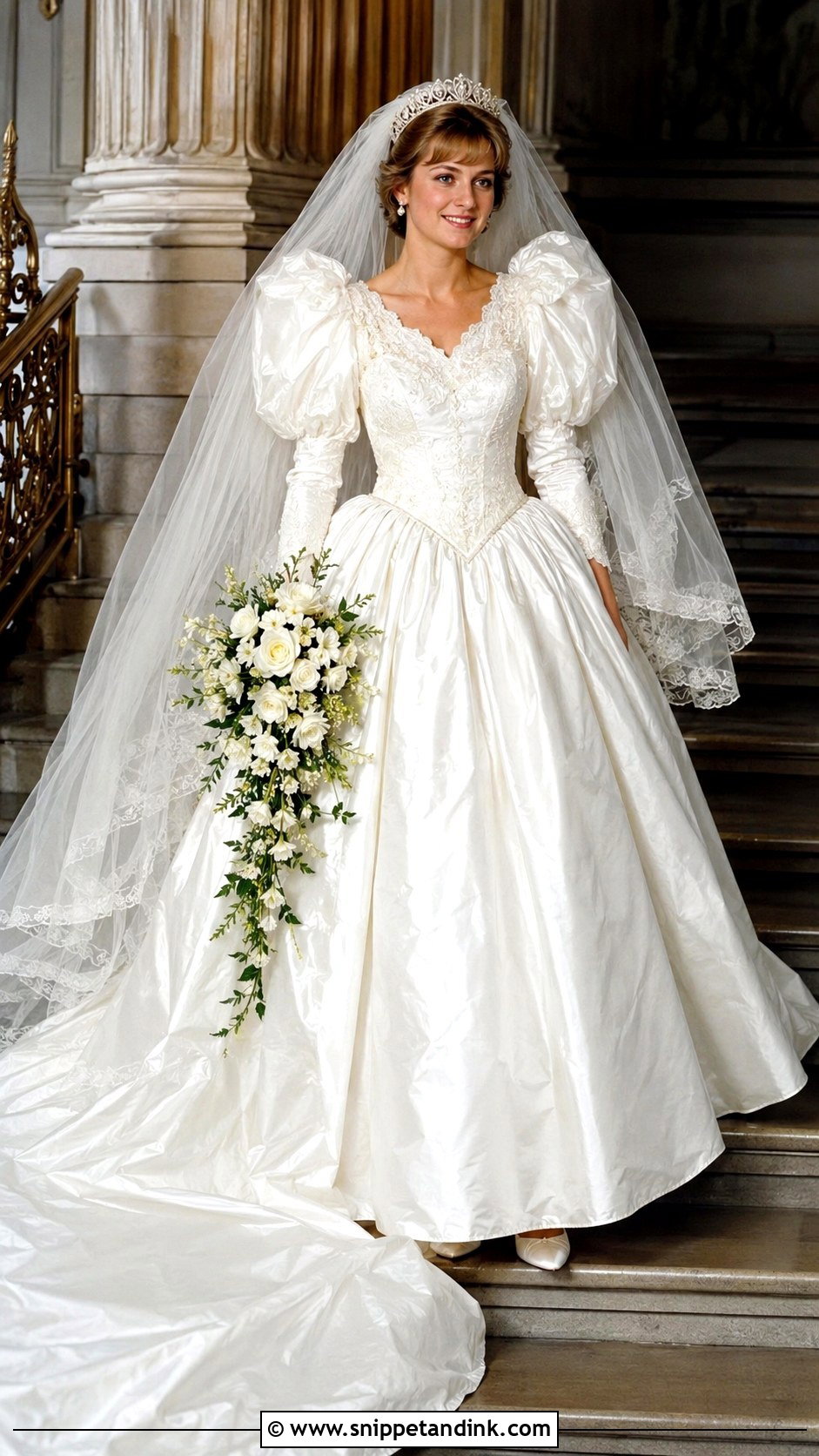1984 Princess Wedding Dress - Snippet and Ink - 20 1984 Wedding Dresses