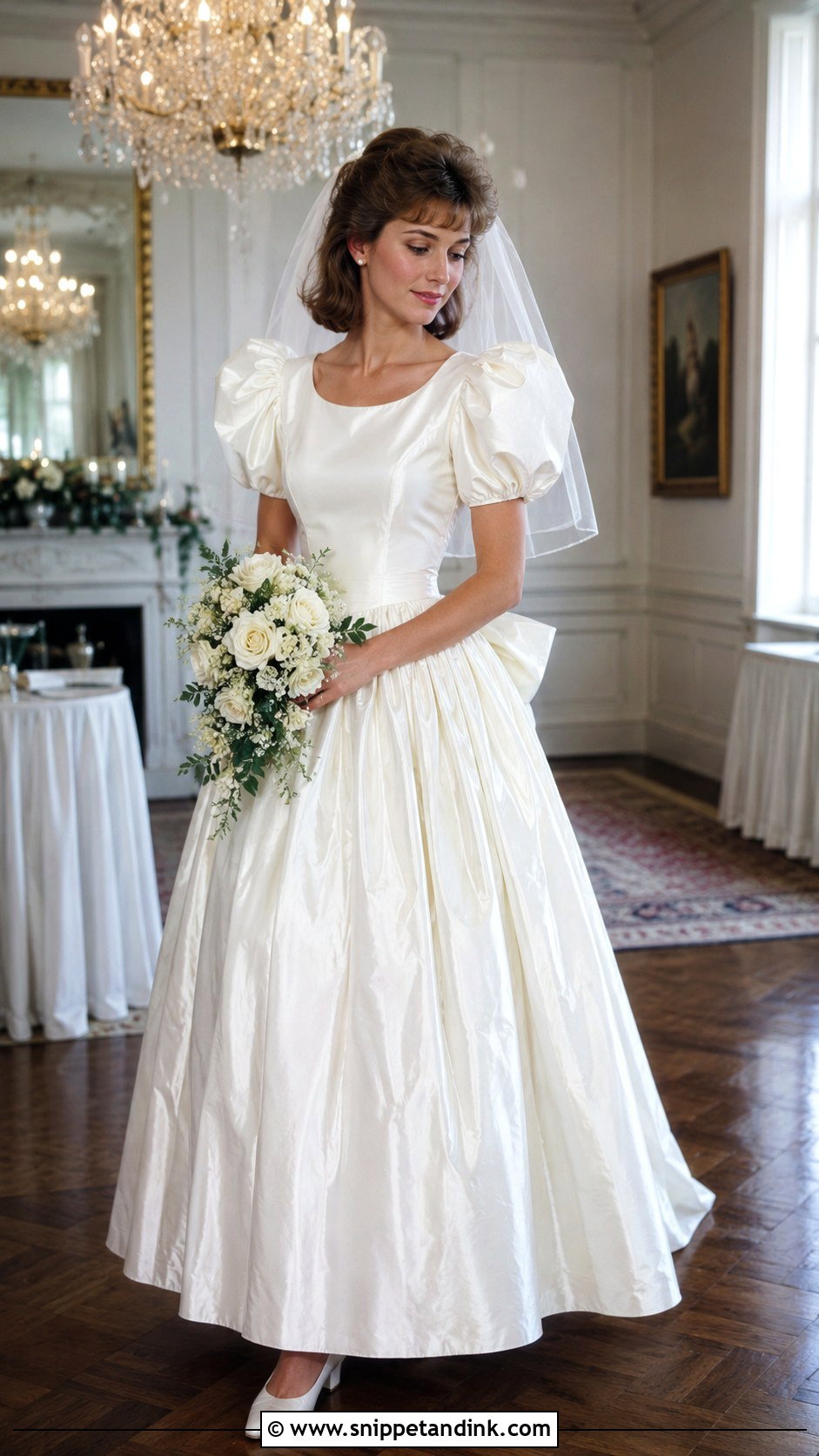 1984 Taffeta Wedding Dress - Snippet and Ink - 20 1984 Wedding Dresses