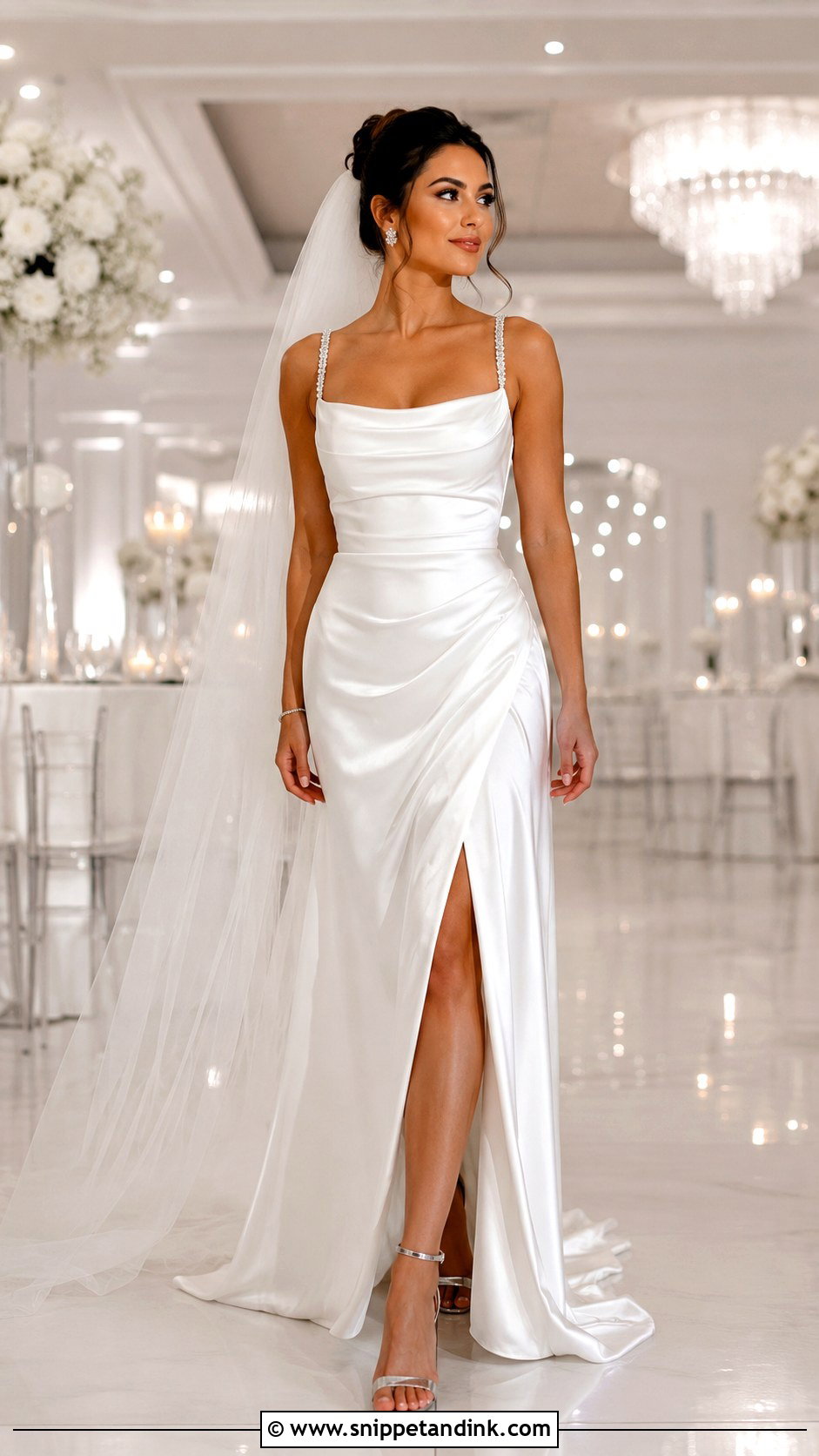 1989 Crystal Strap Wedding Dress - Snippet and Ink - 25 1989 Wedding Dresses