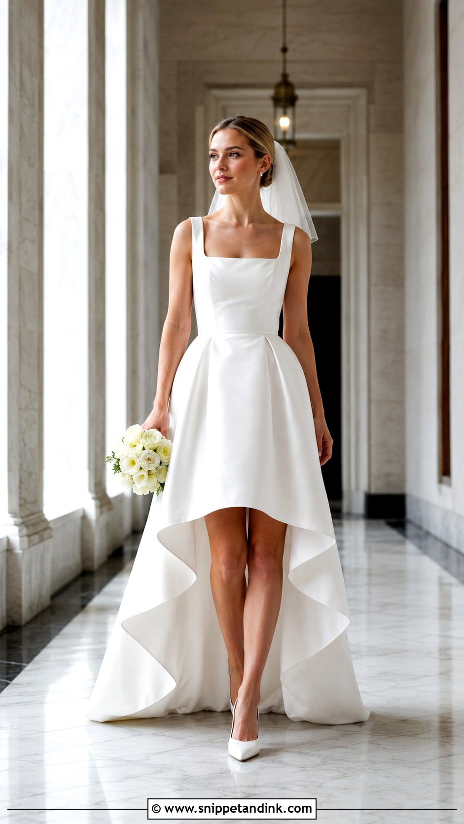 1989 High Low Wedding Dress - Snippet and Ink - 25 1989 Wedding Dresses