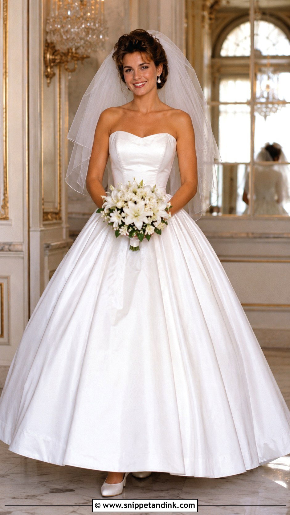 1989 Strapless Ball Gown Wedding Dress - Snippet and Ink - 25 1989 Wedding Dresses
