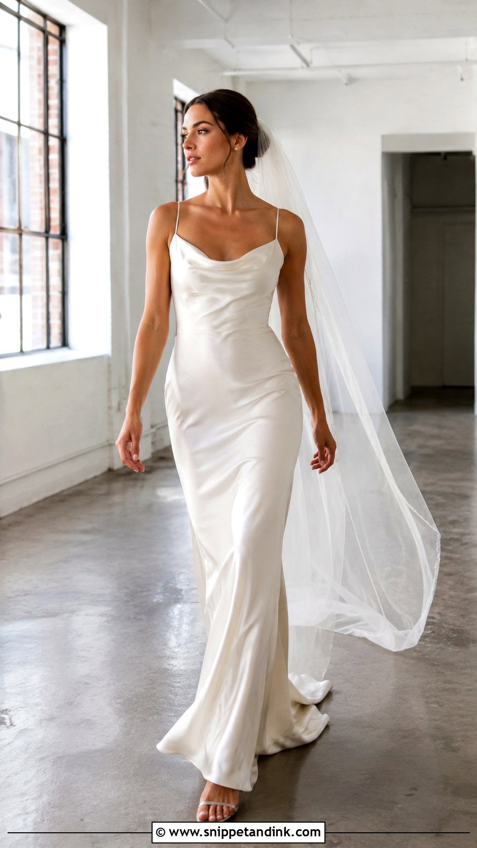 1990s Minimalist Slip Wedding Dress - Snippet and Ink - 20 Vintage Inspired Wedding Dress Ideas