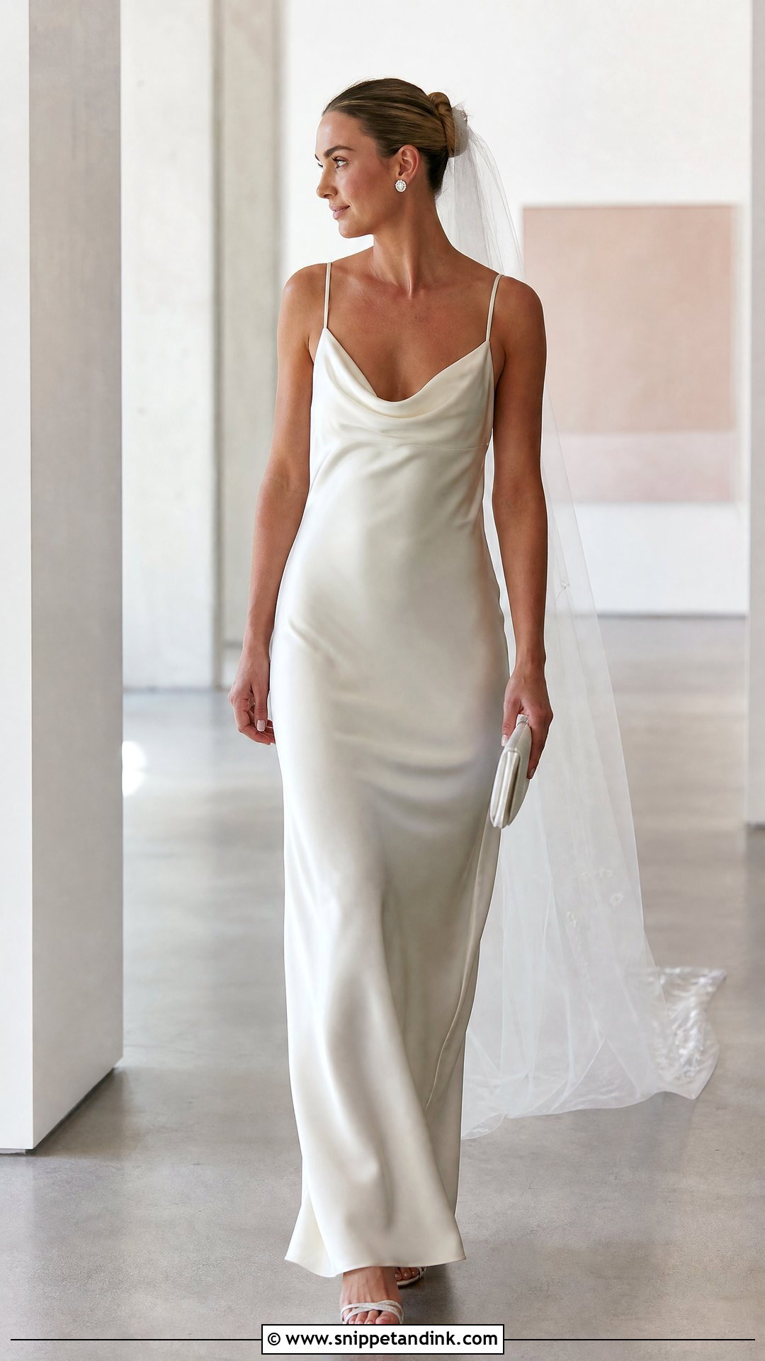1990s Retro Bridal Slip Dress - Snippet and Ink - 20 Retro Bridal Ideas