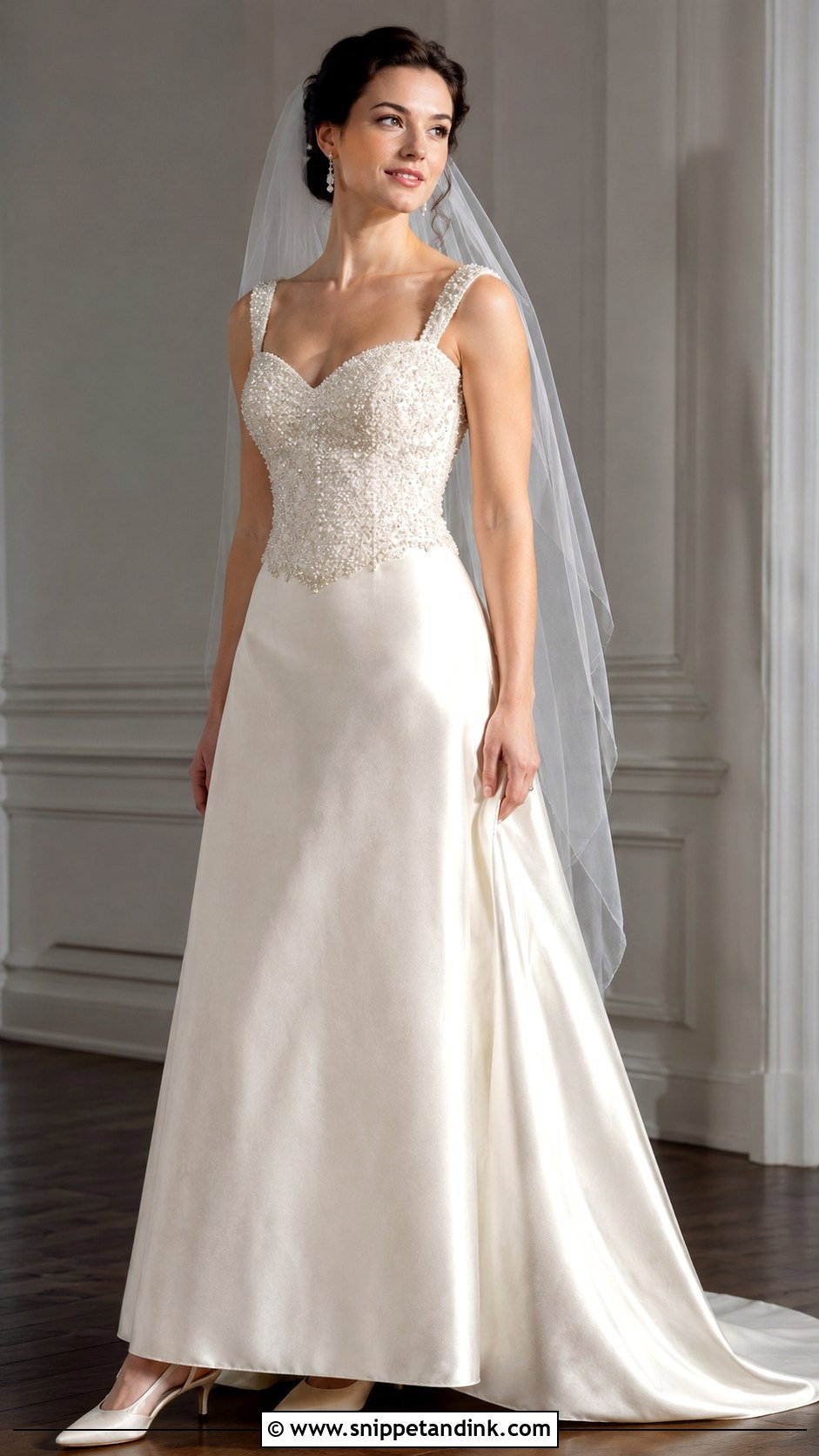1993 Beaded Bodice Wedding Dress - Snippet and Ink - 25 1993 Wedding Dresses