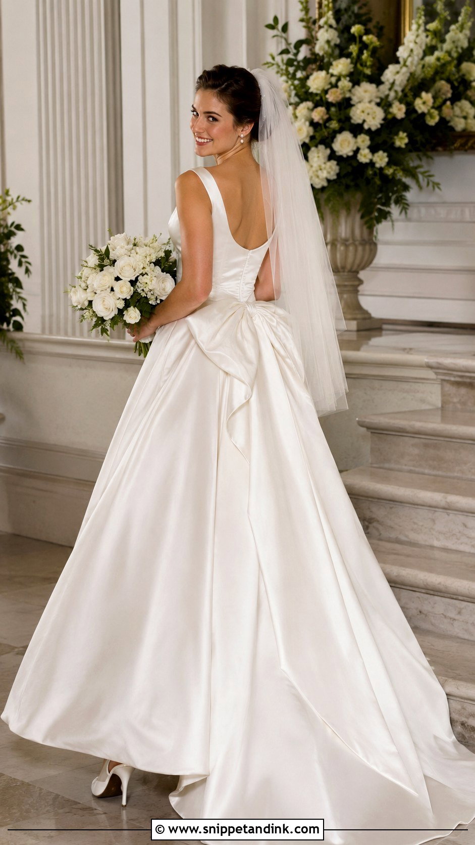 1993 Bow Back Wedding Dress - Snippet and Ink - 25 1993 Wedding Dresses