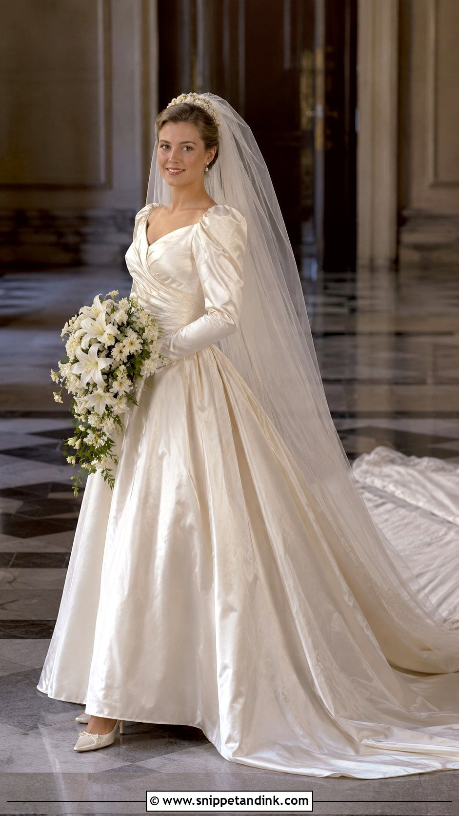 1993 Cathedral Train Wedding Dress - Snippet and Ink - 25 1993 Wedding Dresses