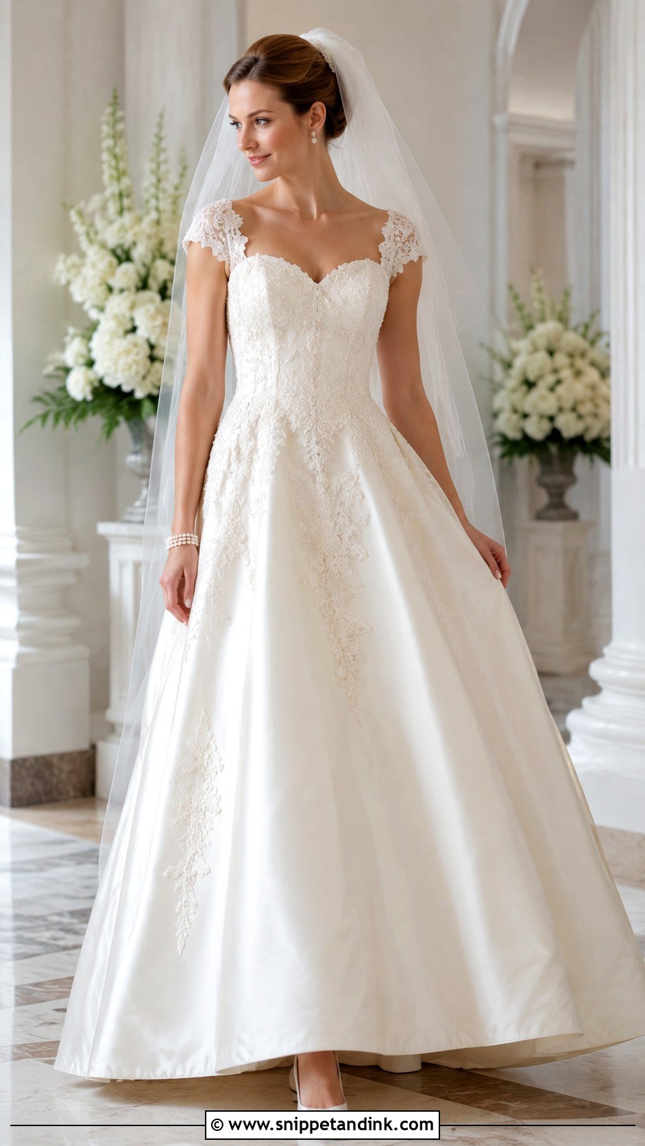 1993 Sweetheart Neck Wedding Dress - Snippet and Ink - 25 1993 Wedding Dresses