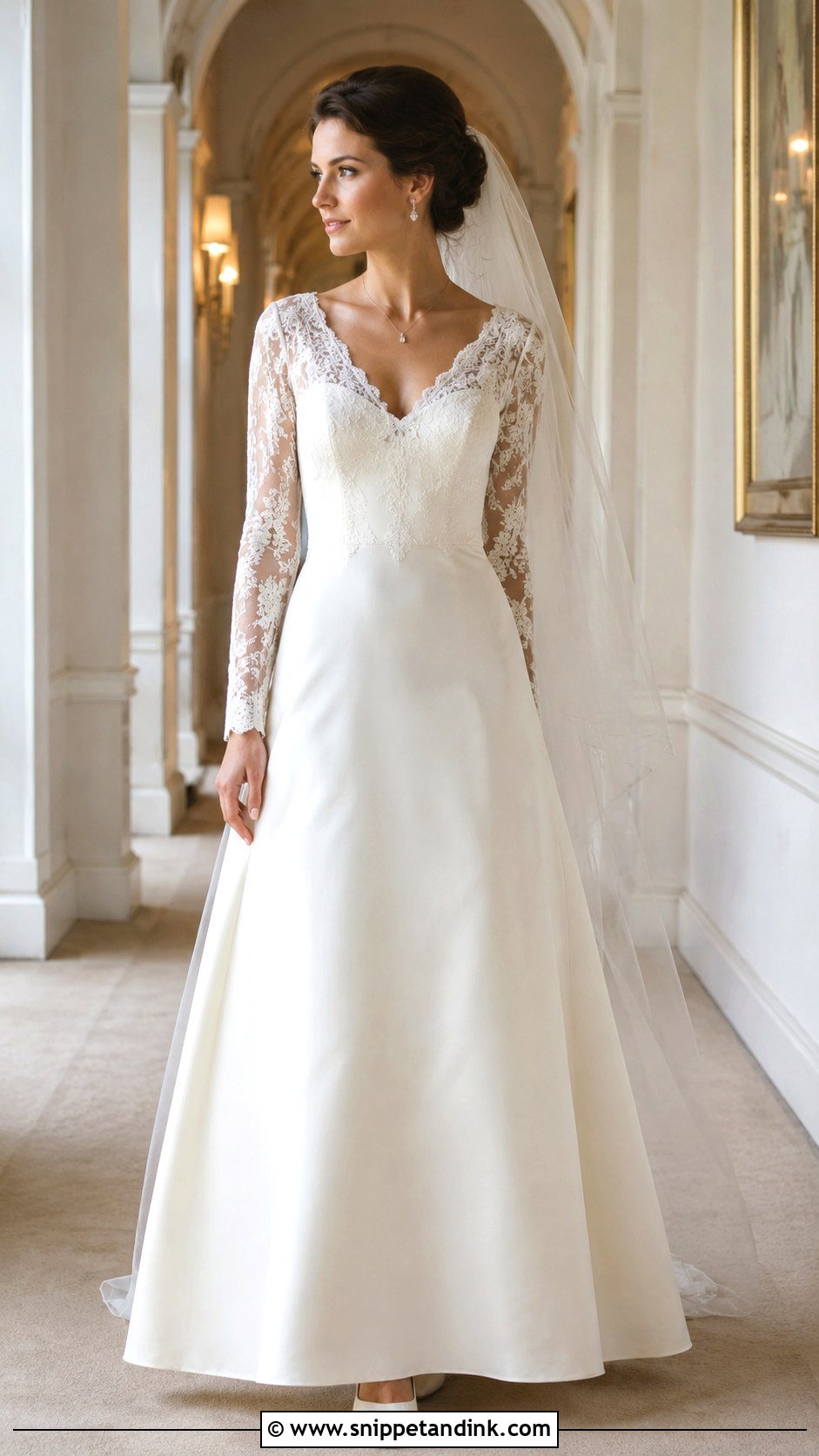 1993 V Neck Wedding Dress - Snippet and Ink - 25 1993 Wedding Dresses