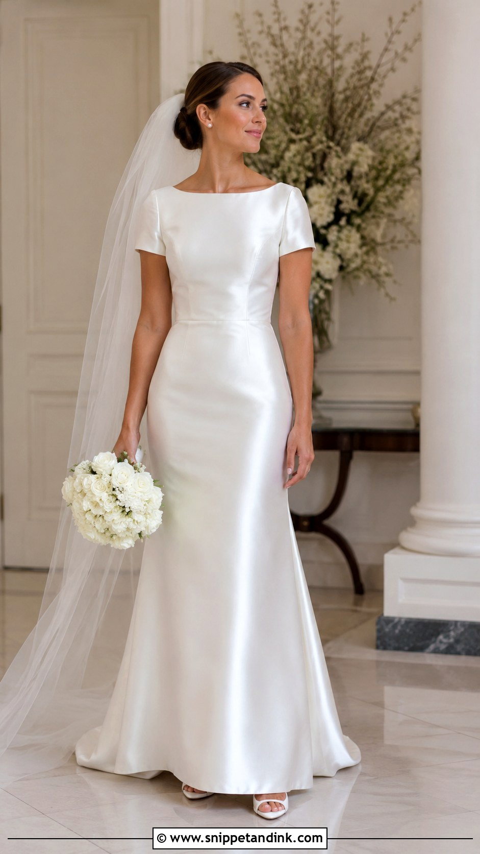 1998 Bateau Neck Wedding Dress - Snippet and Ink - 25 1998 Wedding Dresses