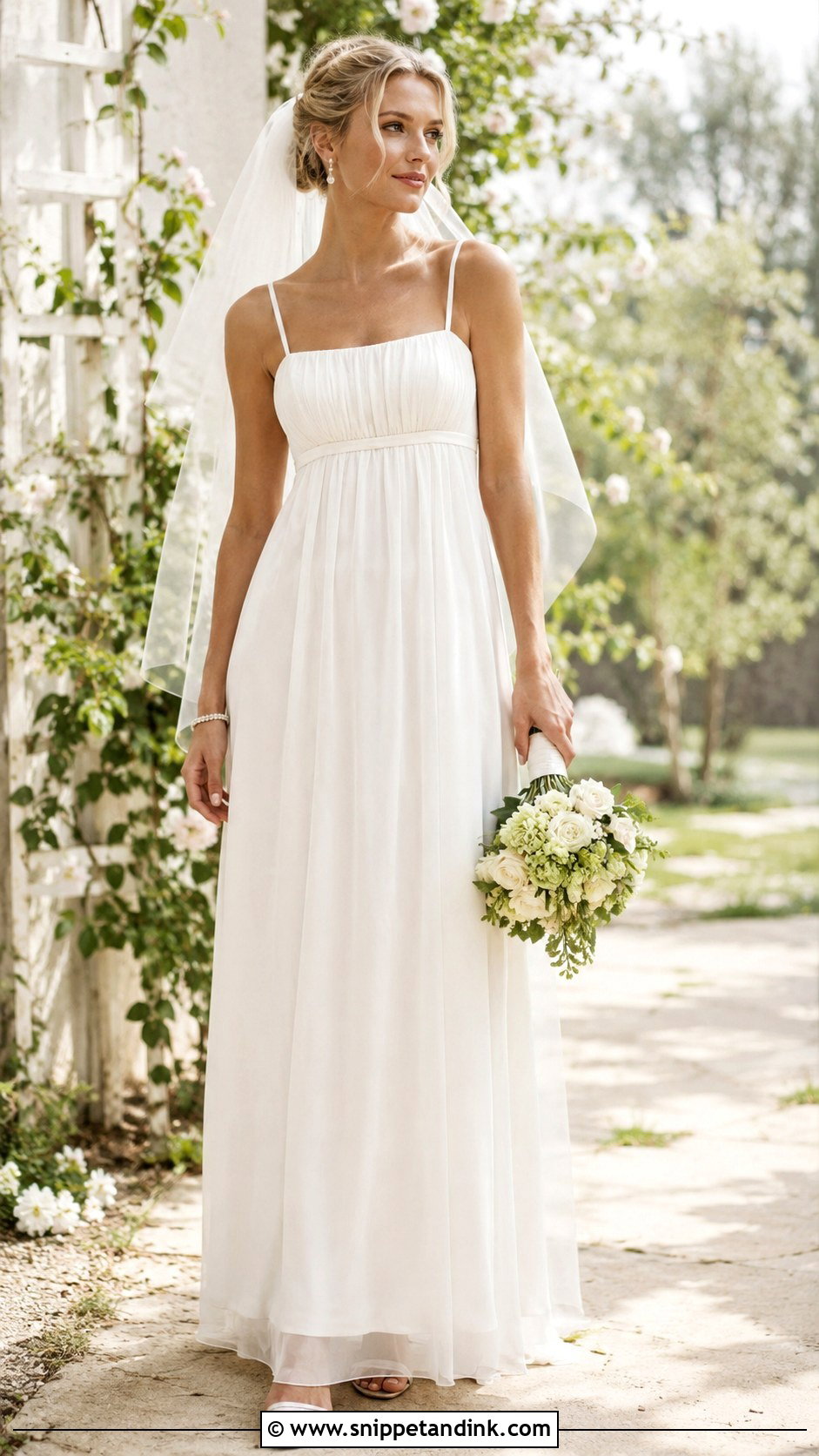 1998 Empire Waist Wedding Dress - Snippet and Ink - 25 1998 Wedding Dresses