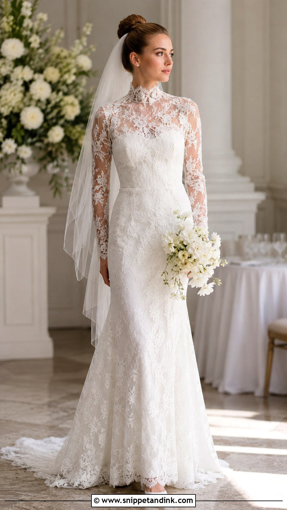 1998 High Neck Wedding Dress - Snippet and Ink - 25 1998 Wedding Dresses