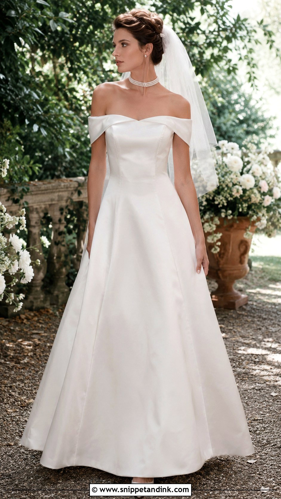 1998 Off The Shoulder Wedding Dress - Snippet and Ink - 25 1998 Wedding Dresses