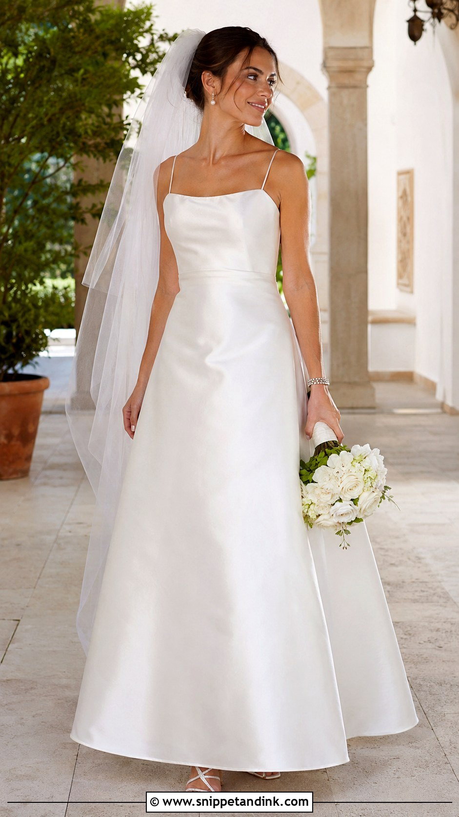 1998 Spaghetti Strap Wedding Dress - Snippet and Ink - 25 1998 Wedding Dresses