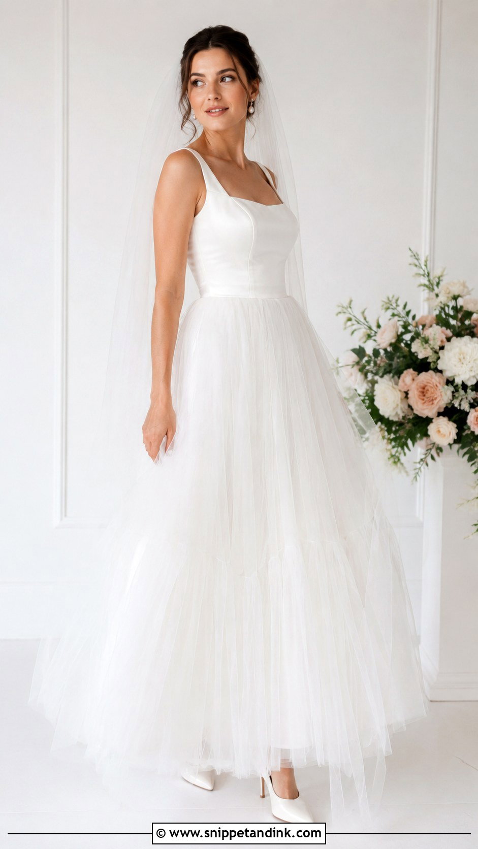 1998 Tulle Skirt Wedding Dress - Snippet and Ink - 25 1998 Wedding Dresses