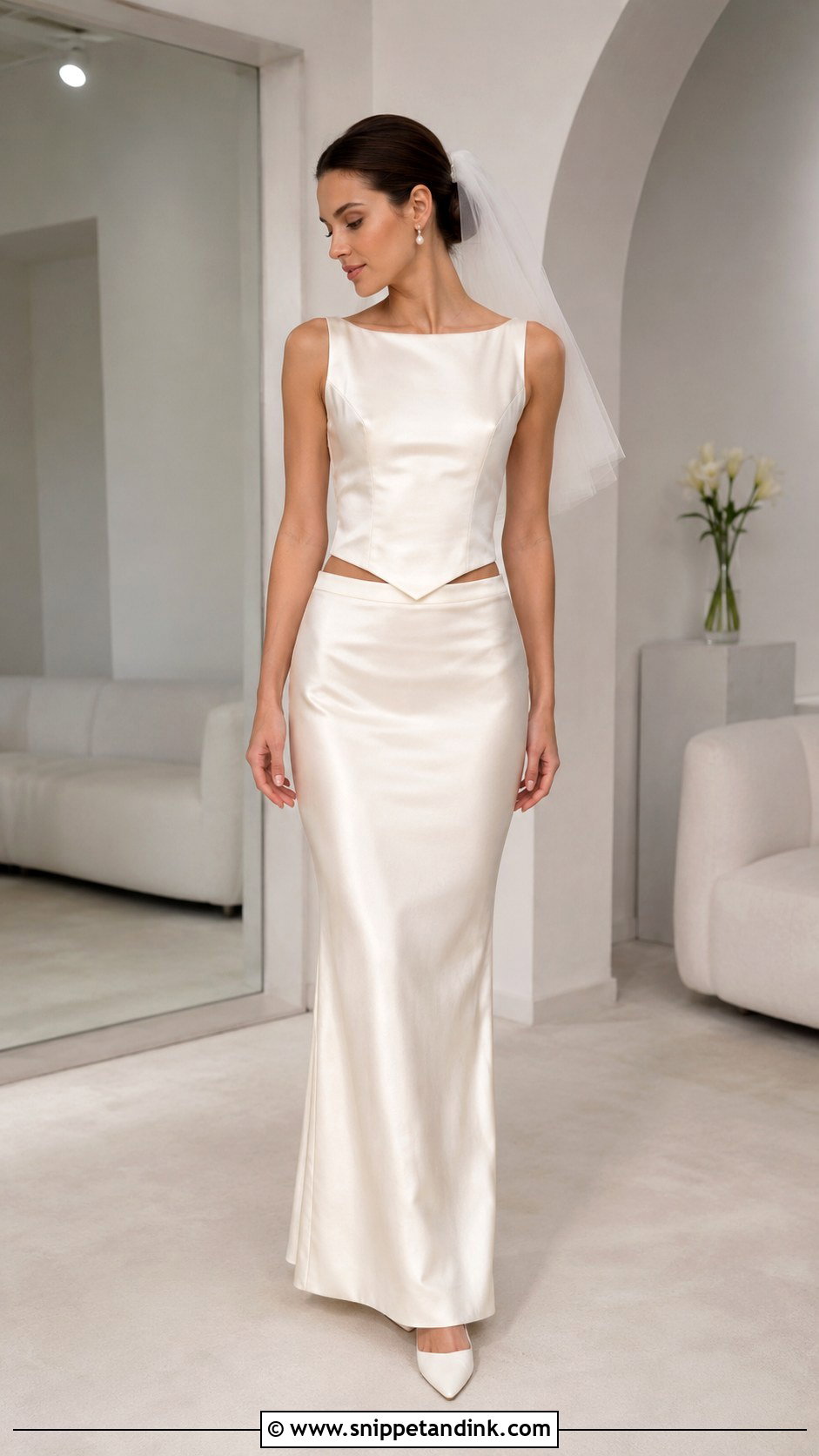 1998 Two Piece Wedding Dress - Snippet and Ink - 25 1998 Wedding Dresses