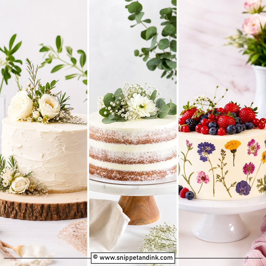 20 1 Layer Wedding Cake Ideas for Simple Elegant Receptions
