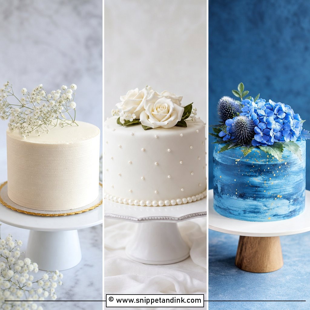 20 1 Tier Wedding Cake Designs for Elegant Small Weddings