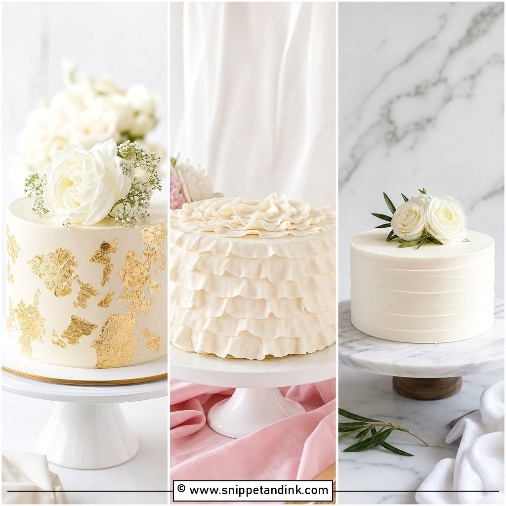 20 1 Tier Wedding Cake Ideas for Minimalist Modern Couples