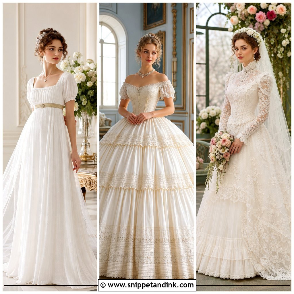 20 1800 Wedding Dress Ideas: Romantic Historical Bridal Style