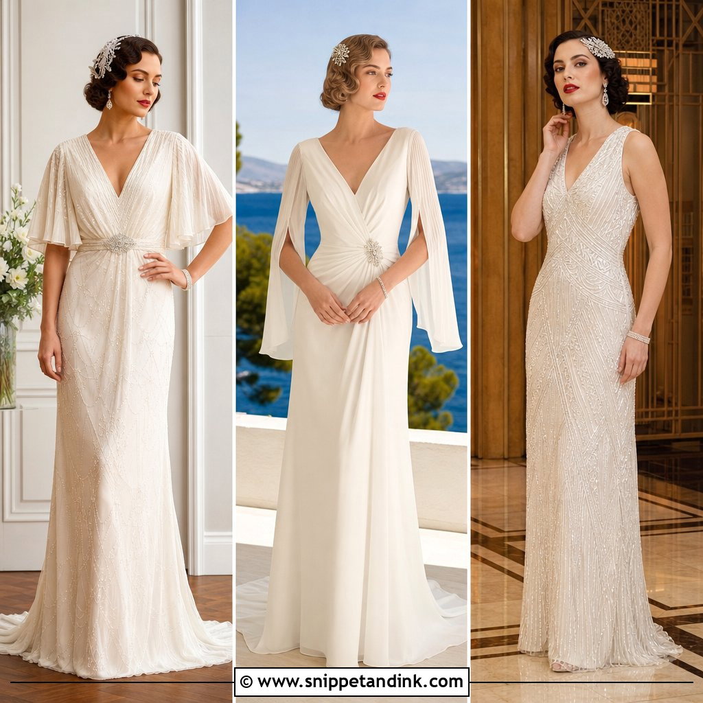 20 1930 Wedding Dress Ideas: Glamorous Vintage Bridal Looks