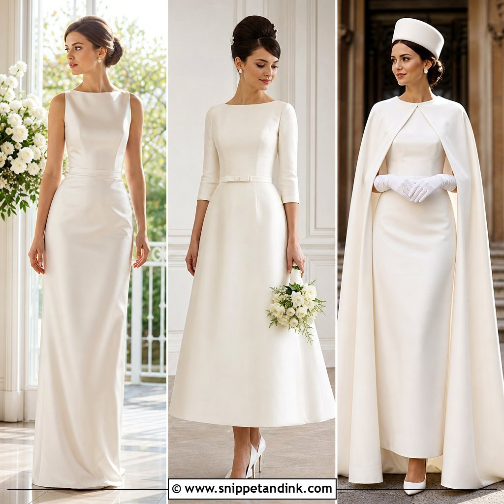20 1960 Wedding Dress Ideas for a Chic Midcentury Bridal Look