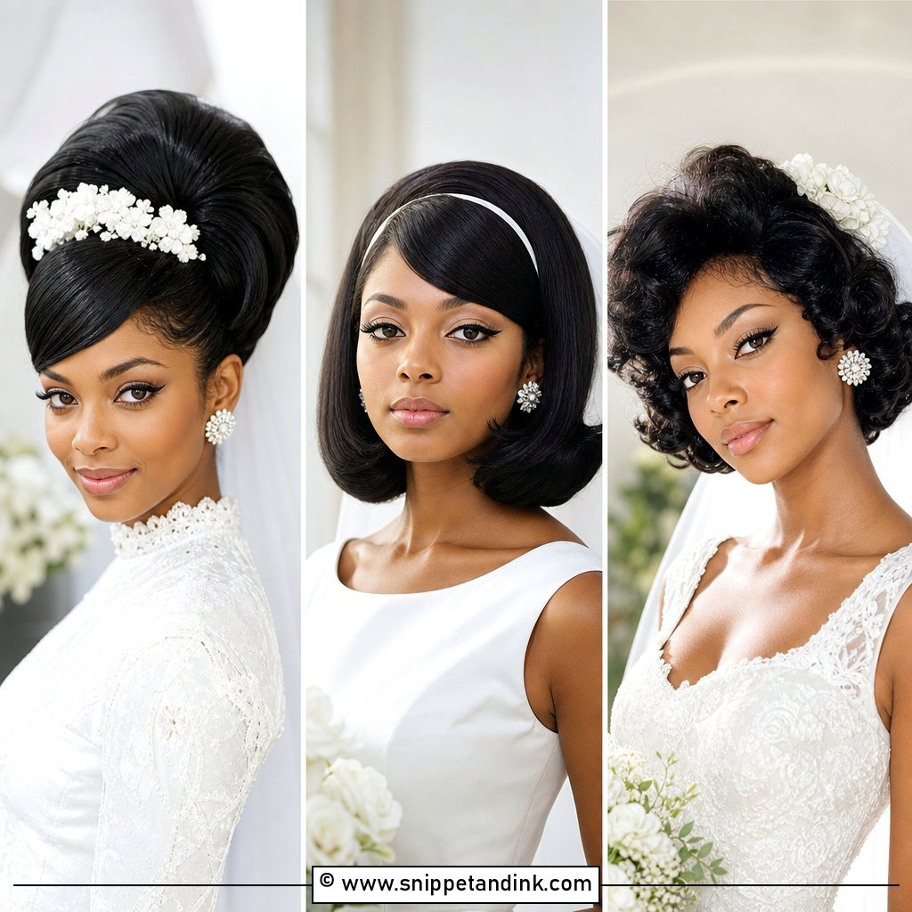 20 1960s Wedding Hair Ideas for Retro-Chic Modern Brides