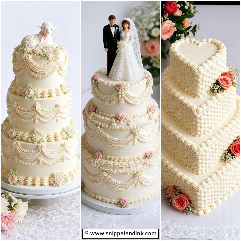 20 1970s Wedding Cake Ideas for Retro-Loving Couples Today
