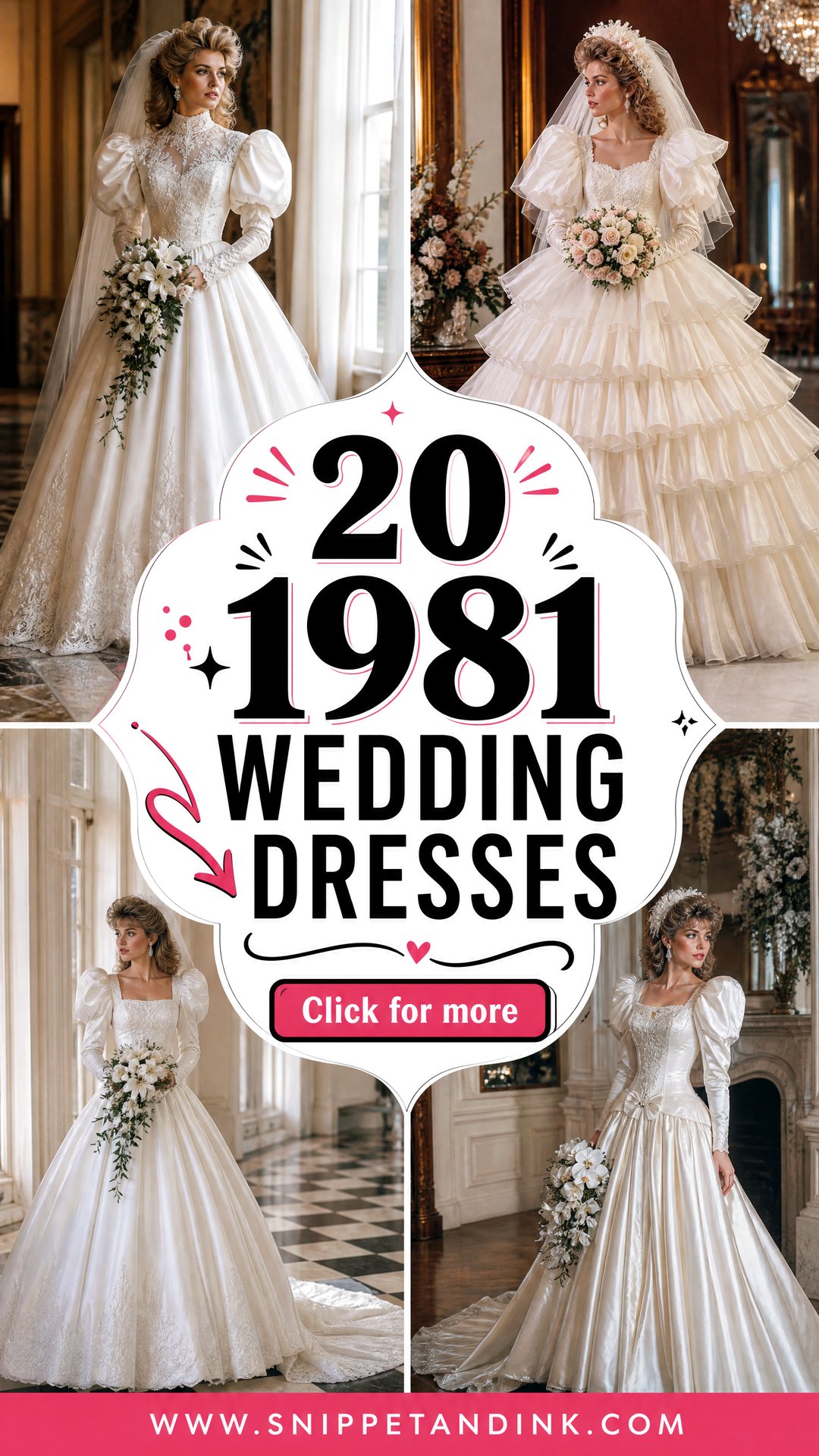 20 1981 Wedding Dresses With Unforgettable Vintage Glamour - 20 1981 Wedding Dresses With Unforgettable Vintage Glamour