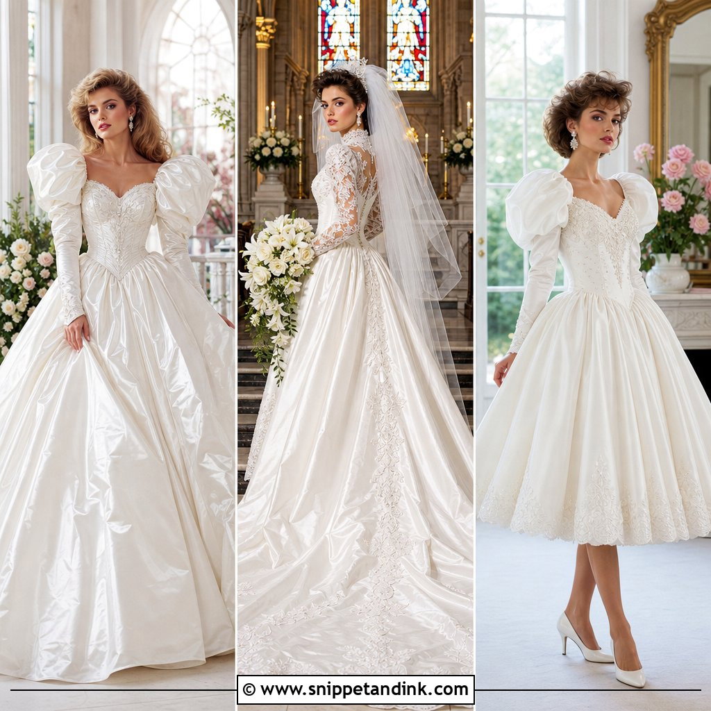 20 1982 Wedding Dresses: Romantic Retro Looks to Inspire