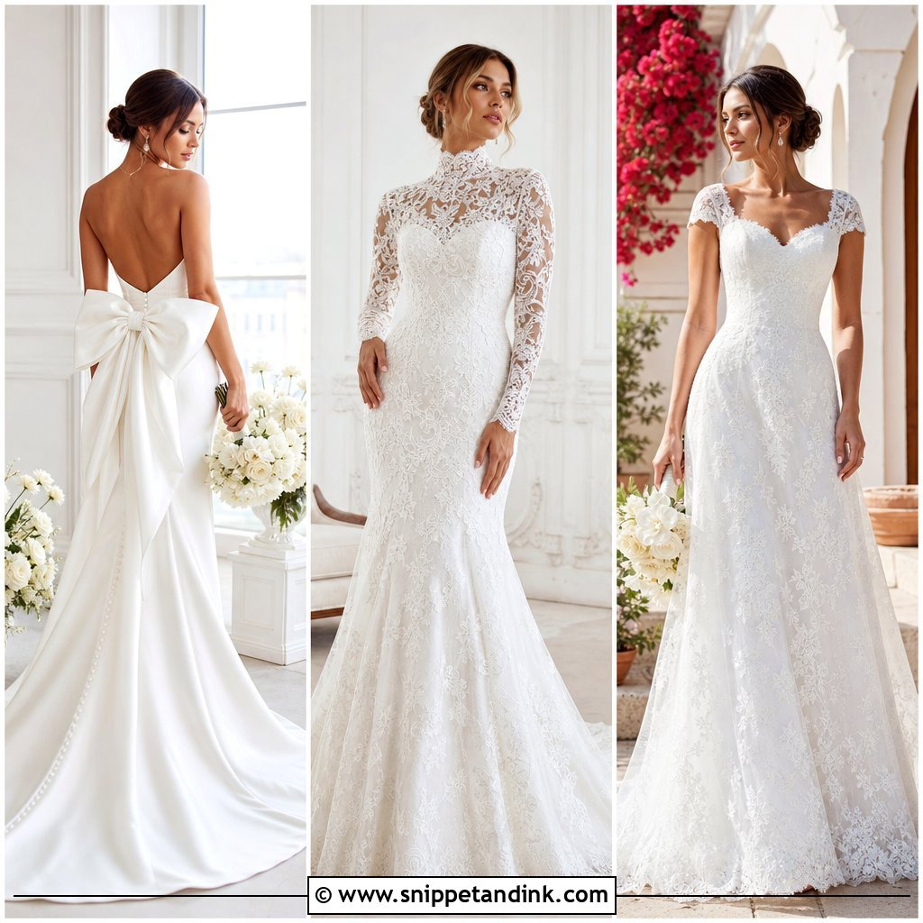 20 1990 Wedding Dress Ideas for a Bold, Nostalgic Bridal Look