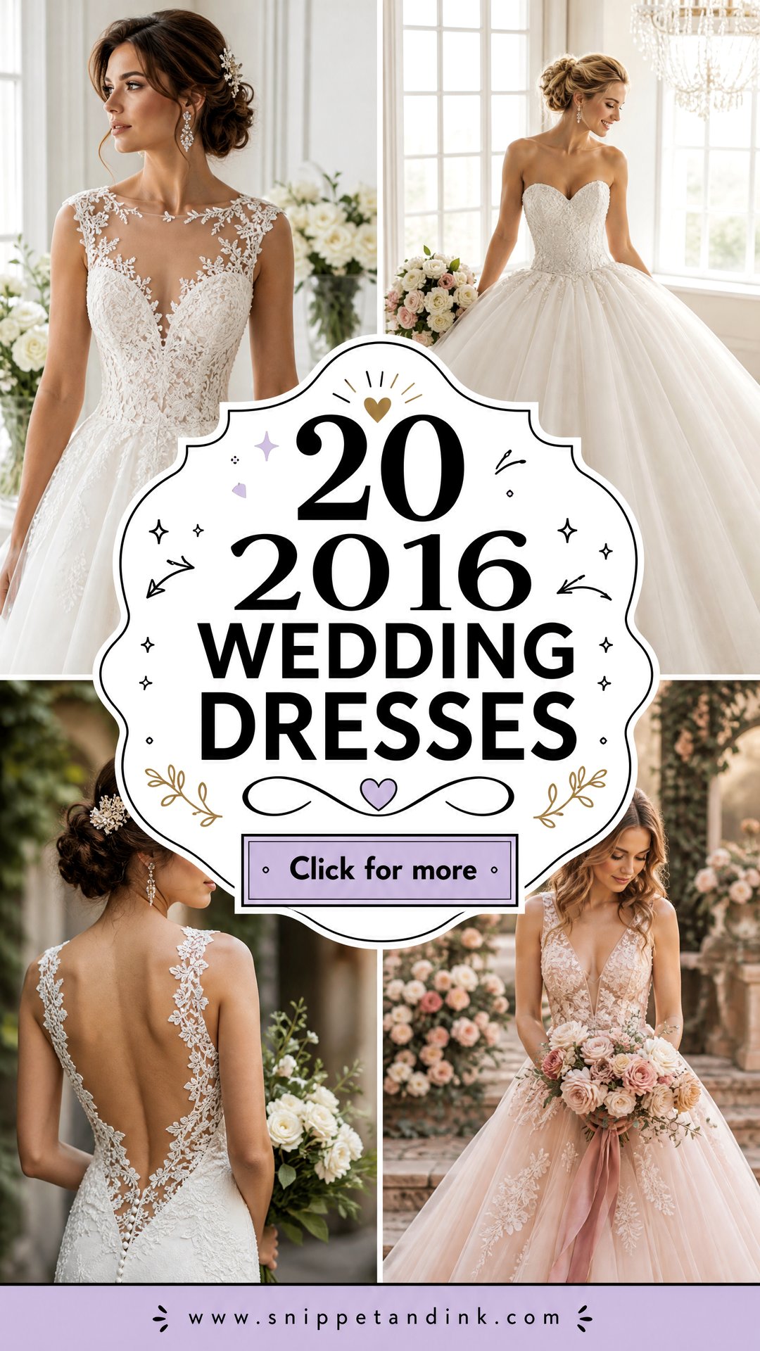 20 2016 Wedding Dresses Memorable Styles for Modern Brides - 20 2016 Wedding Dresses: Memorable Styles for Modern Brides
