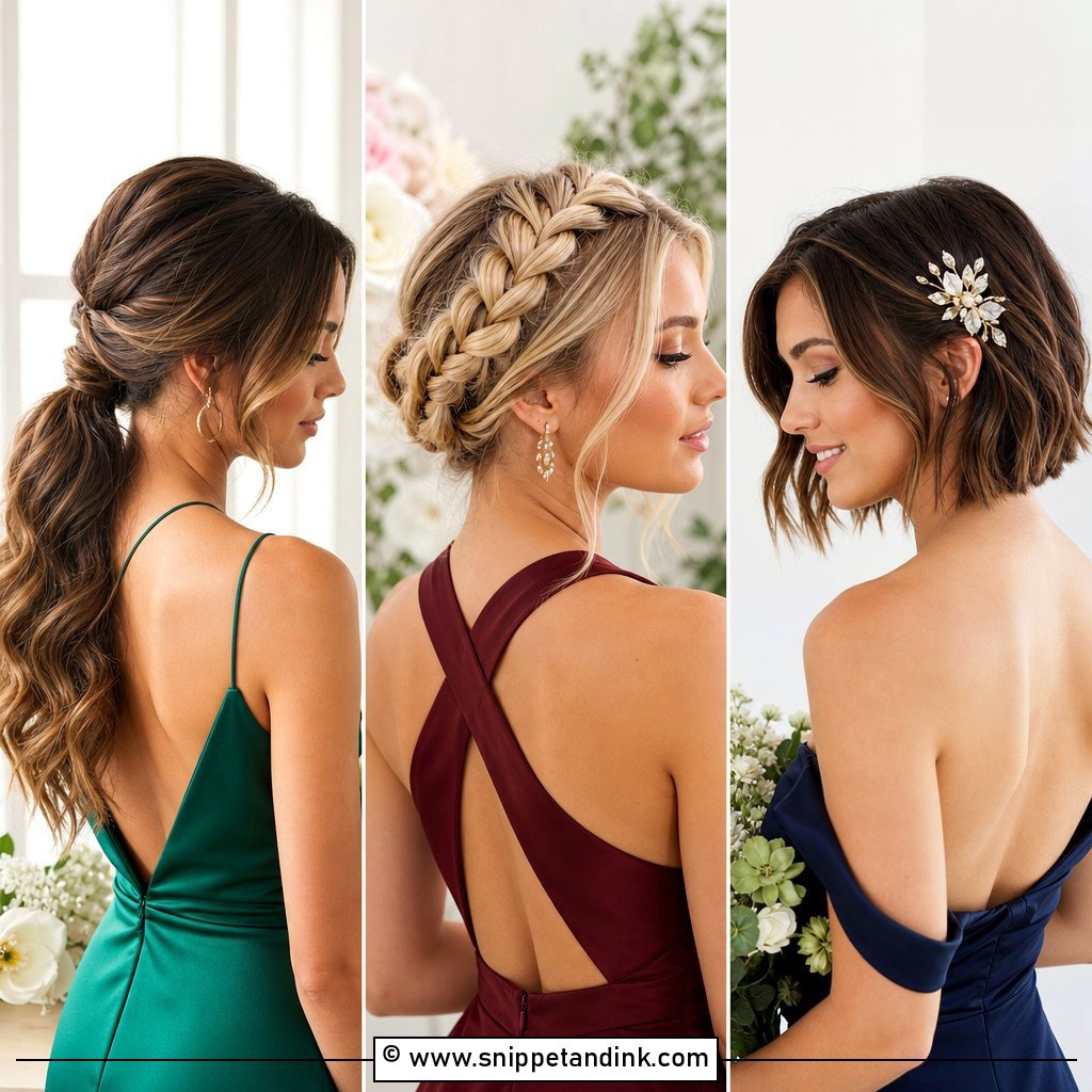 20 2025 Bridesmaid Hair Ideas for Trendy Wedding Looks