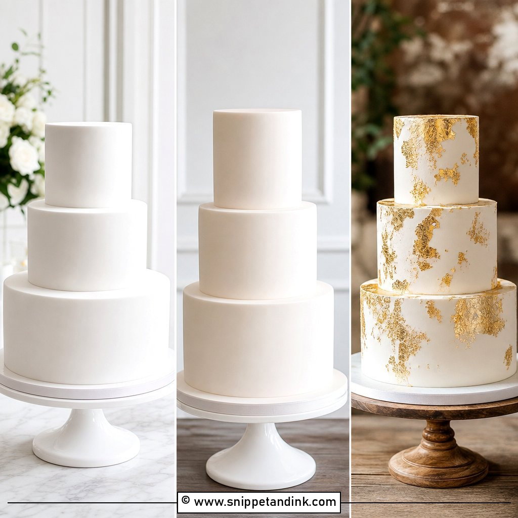 20 3 Tier Wedding Cake No Flowers for Minimalist Brides