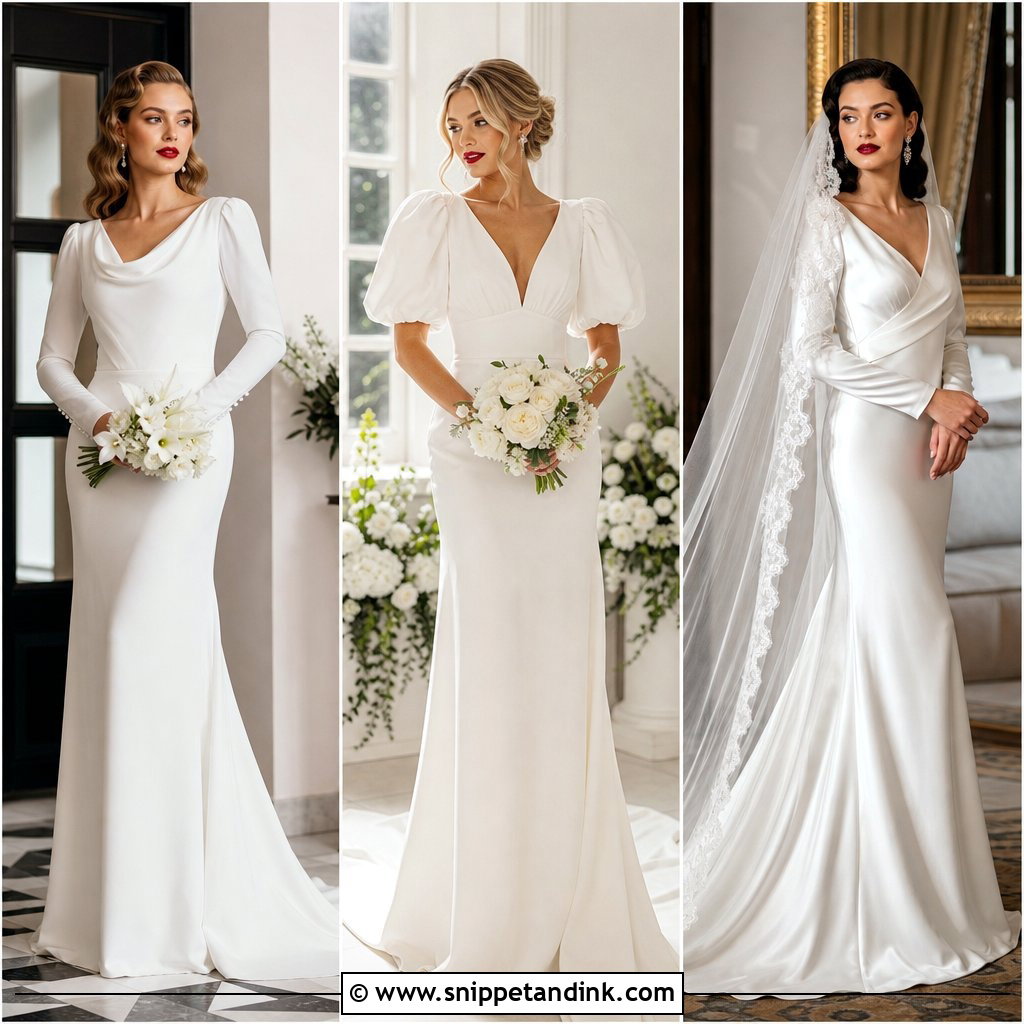 20 30s Wedding Dress Ideas for Timeless Old Hollywood Glamour
