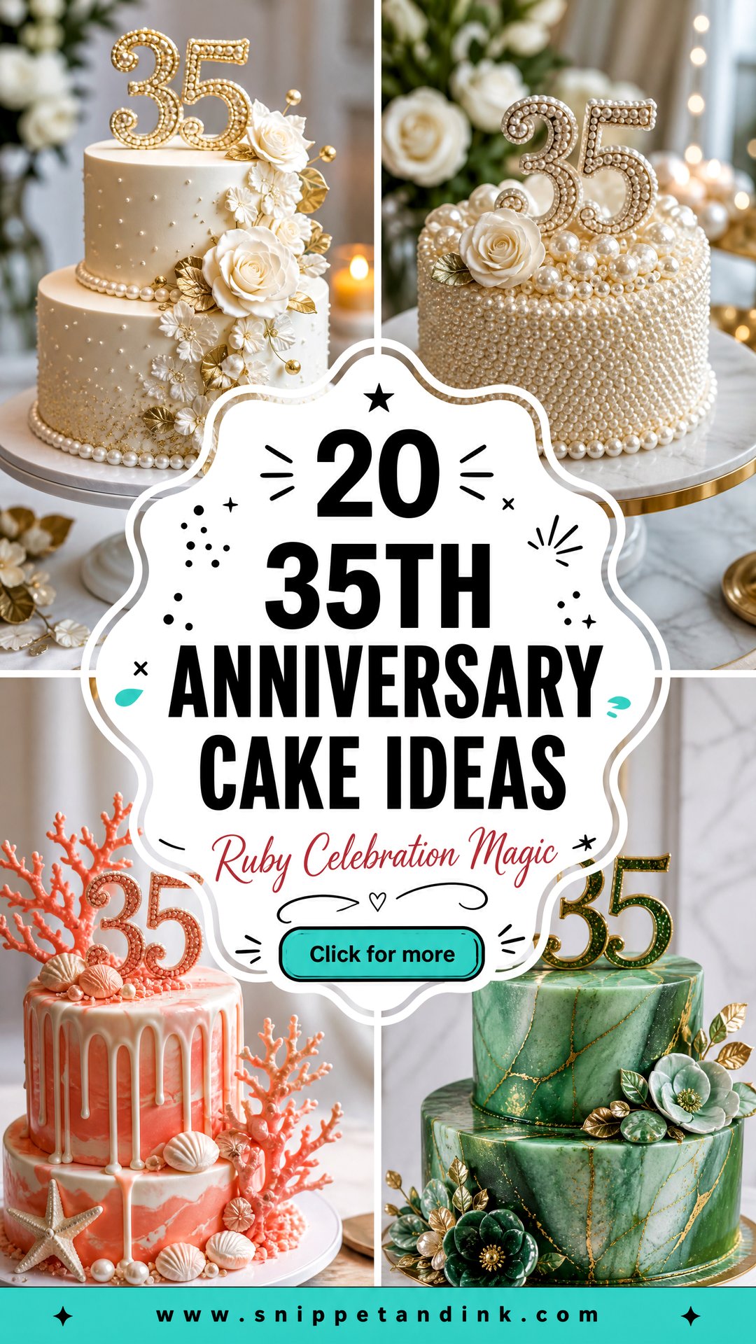 20 35th Anniversary Cake Ideas for a Ruby Celebration - 20 35th Anniversary Cake Ideas for a Ruby Celebration