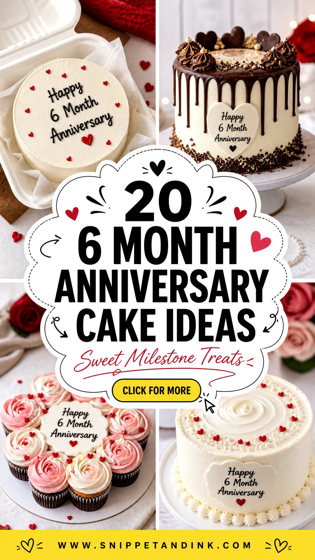 20 6 Month Anniversary Cake Ideas for Sweet Milestones - 20 6 Month Anniversary Cake Ideas for Sweet Milestones