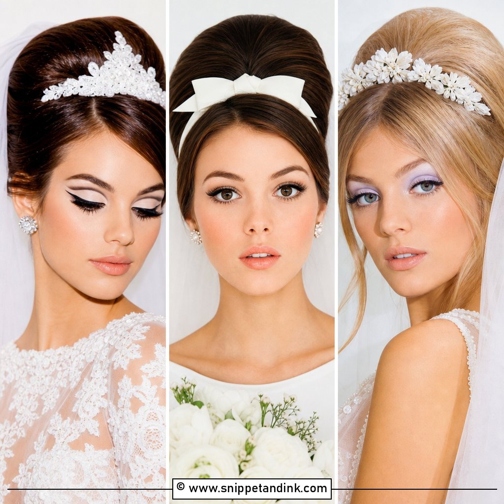 20 60s Wedding Makeup Ideas for Iconic Retro Brides Today