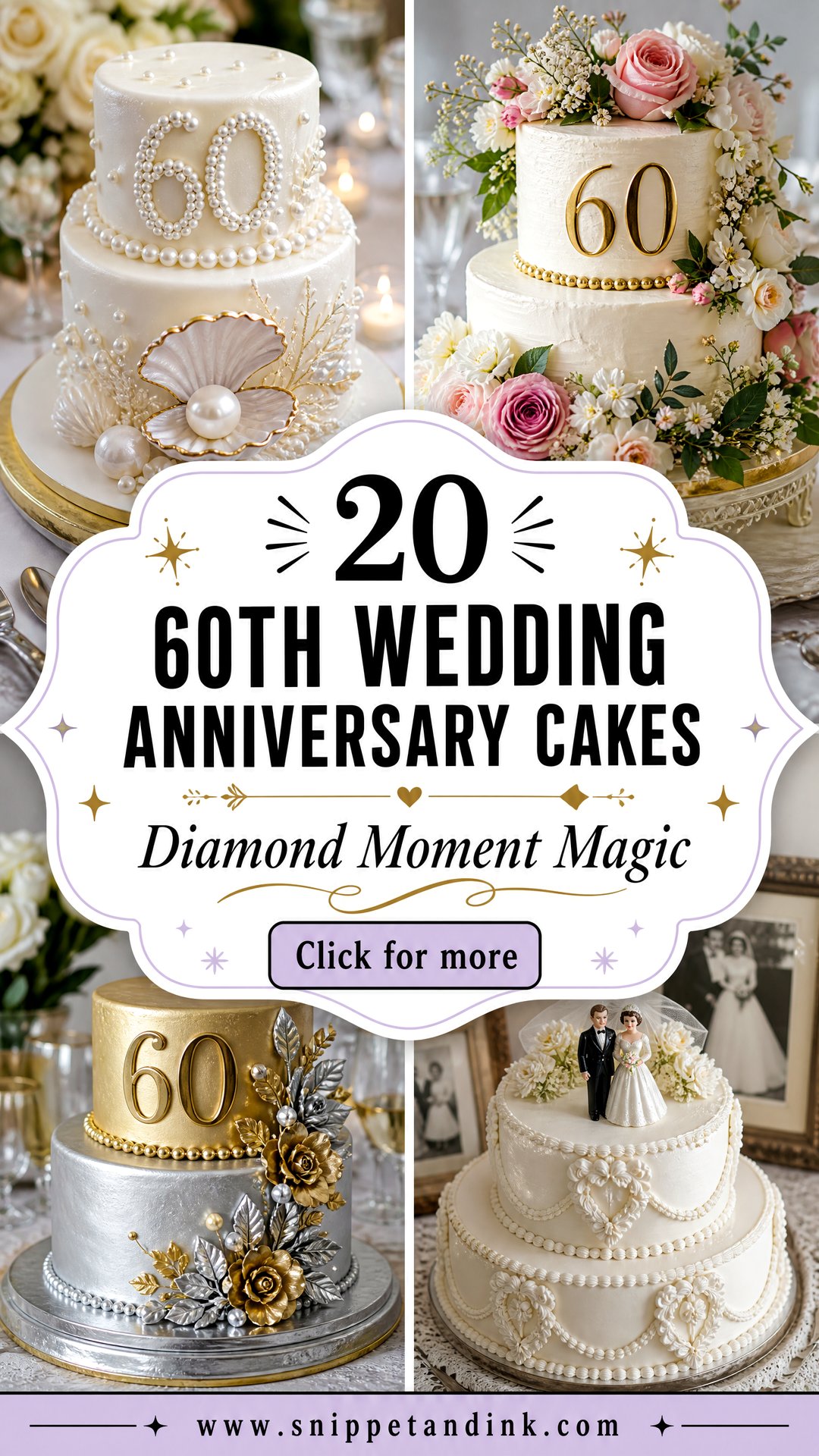 20 60th Wedding Anniversary Cakes for Diamond Moments - 20 60th Wedding Anniversary Cakes for Diamond Moments