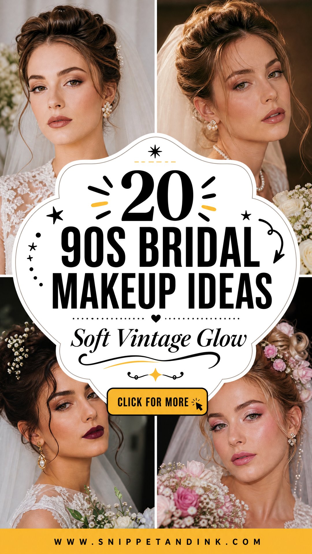 20 90s Bridal Makeup Ideas for a Soft Vintage Glow Today - 20 90s Bridal Makeup Ideas for a Soft Vintage Glow Today