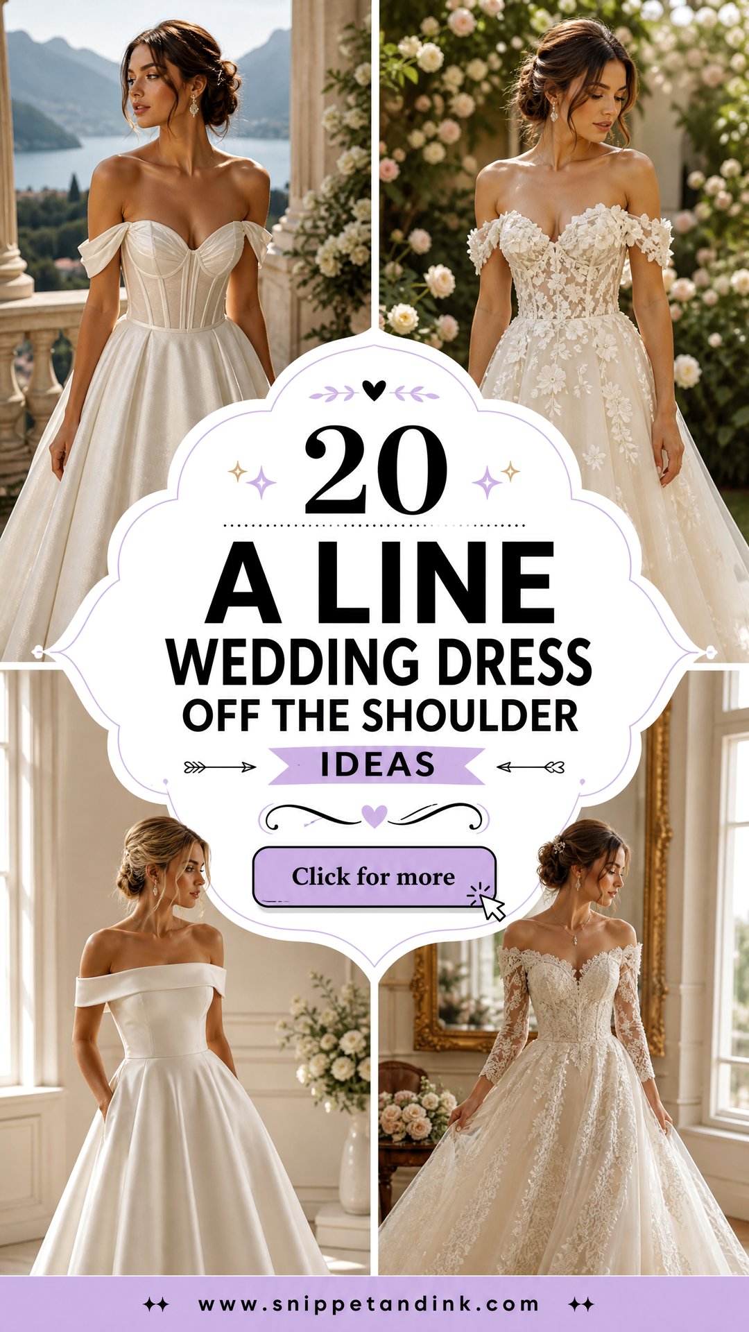 20 A Line Wedding Dress Off the Shoulder Ideas Chic Bridal Picks - 20 A Line Wedding Dress Off the Shoulder Ideas: Chic Bridal Picks