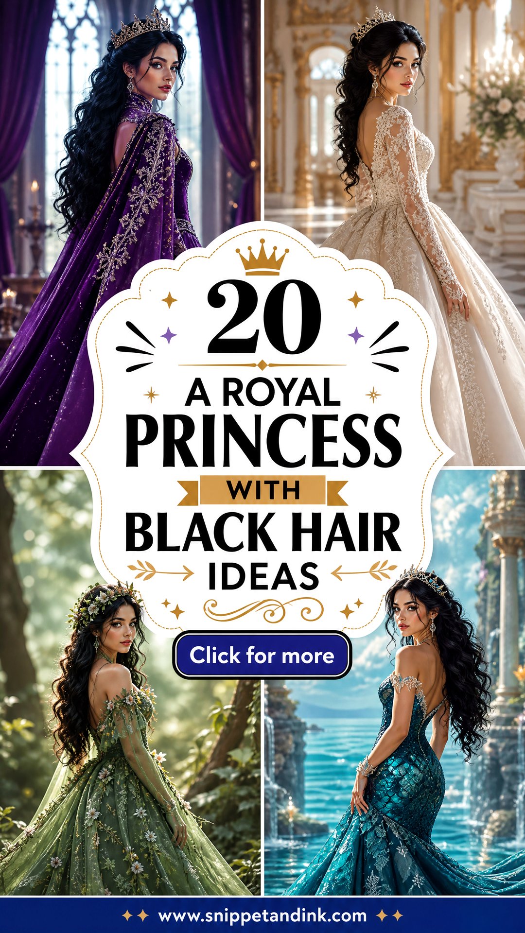 20 A Royal Princess with Black Hair Ideas Enchanting Looks - 20 A Royal Princess with Black Hair Ideas: Enchanting Looks
