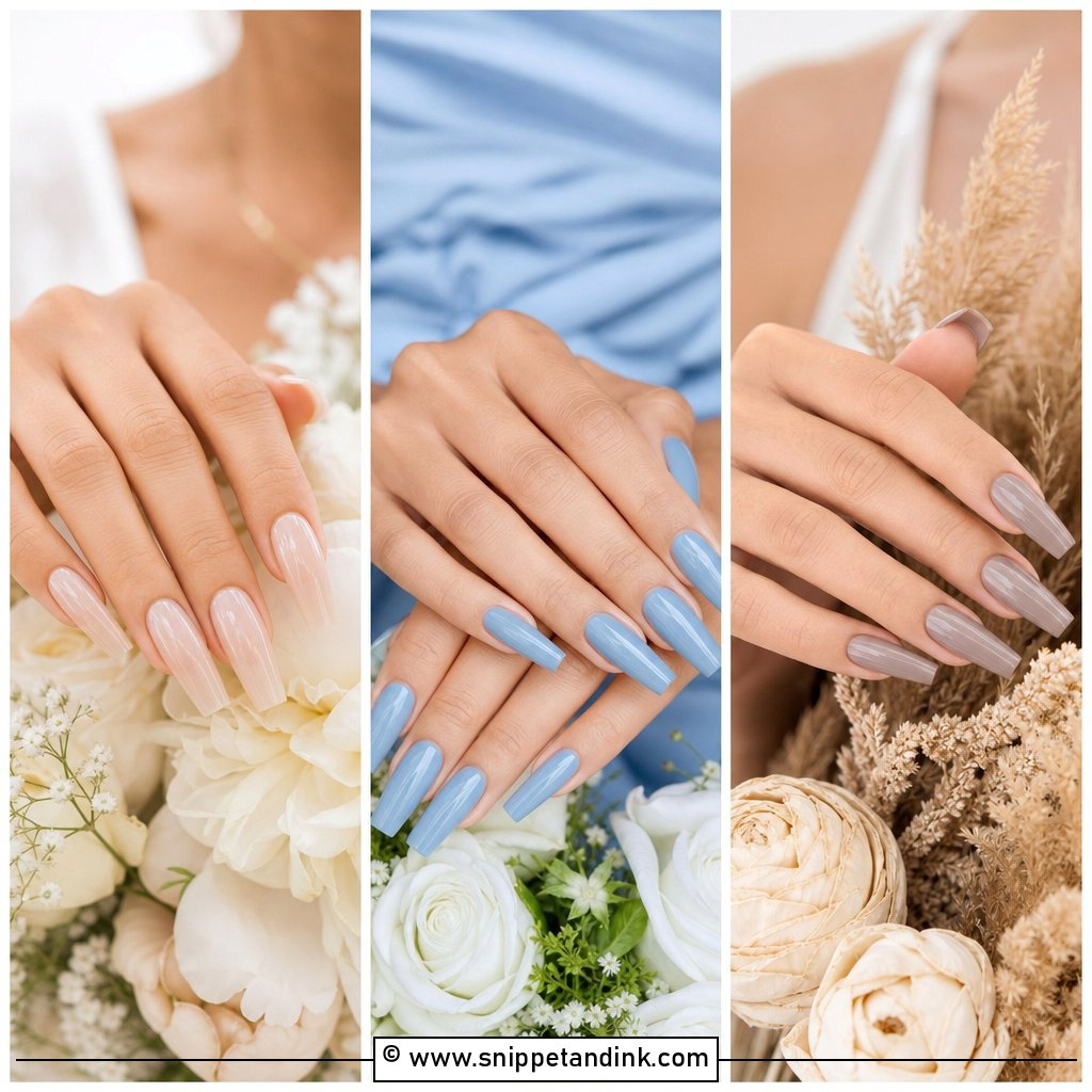 20 Acrylic Bridesmaid Wedding Nails for a Polished Look