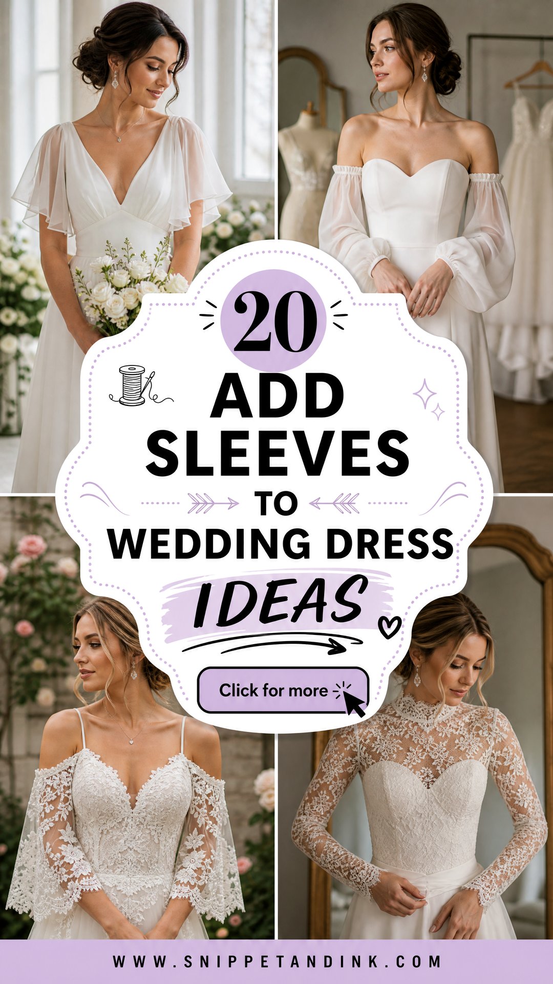 20 Add Sleeves to Wedding Dress Ideas for an Elegant Update - 20 Add Sleeves to Wedding Dress Ideas for an Elegant Update