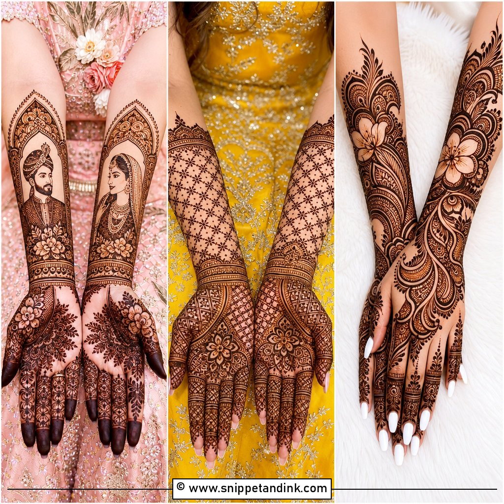 20 Aesthetic Bridal Mehndi Designs for Modern Brides